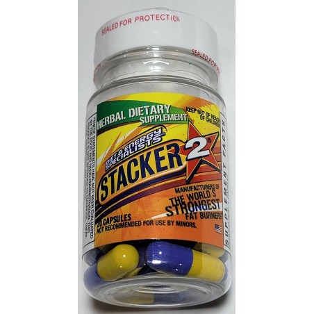 Stacker 2 Ephedra-Free 20 capsule bottle